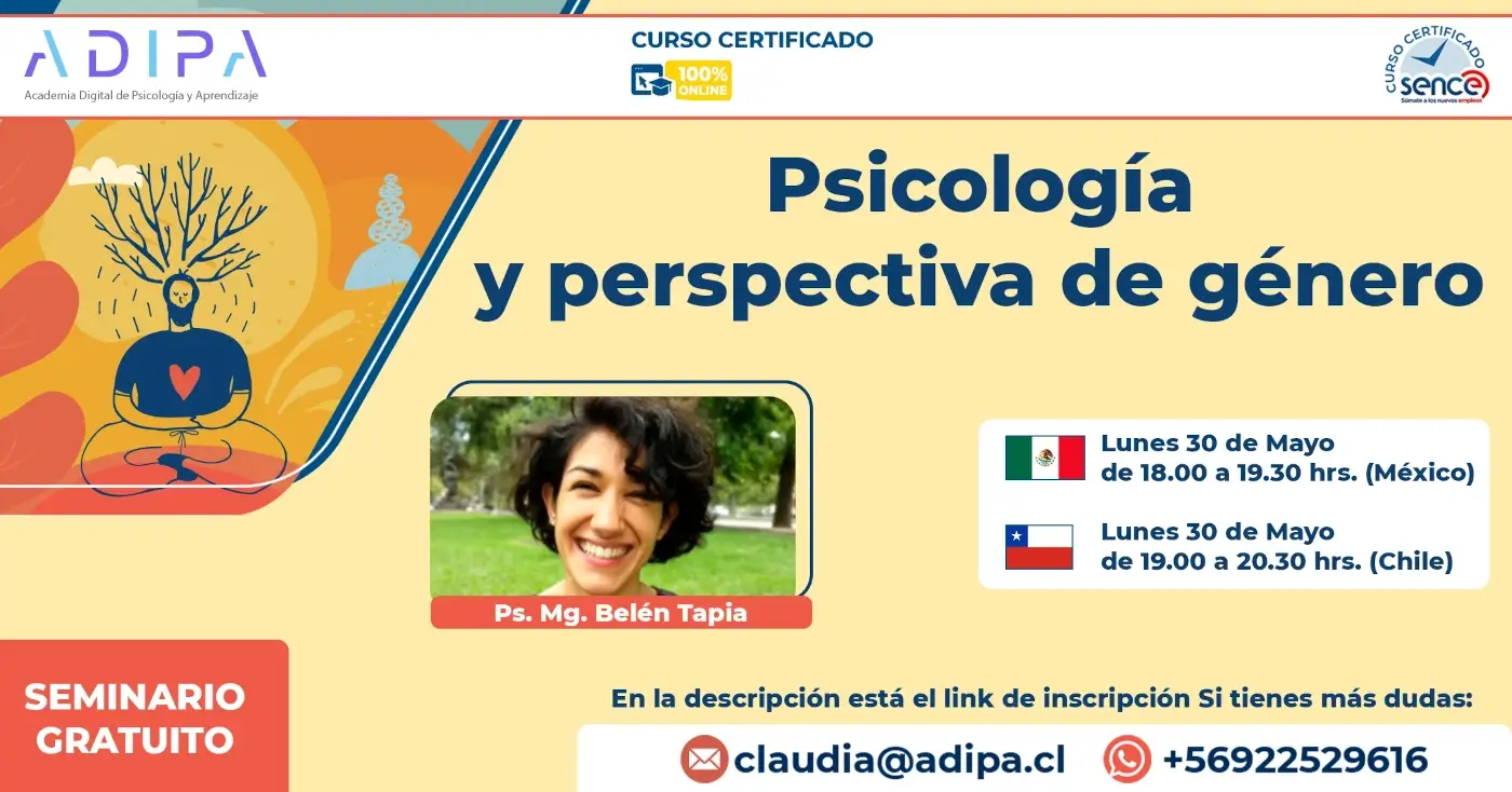 Perspectiva de género y la psicología - Adipa