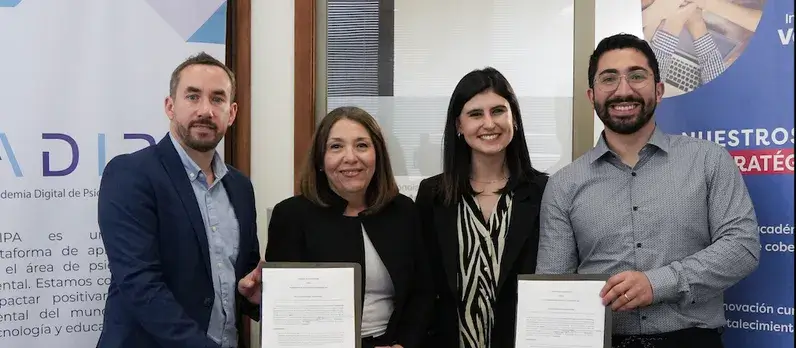 ADIPA y el Instituto Profesional Valle Central firman convenio de colaboración para fortalecer la formación en mediación familiar